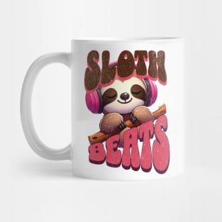 Chilled Sloth DJ – Music Lover Gift Shirt Mug